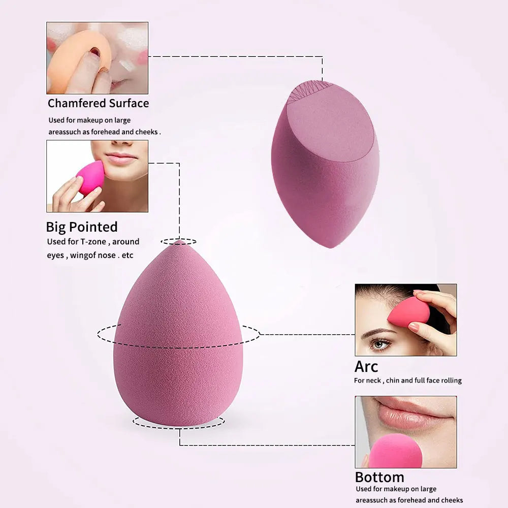 4pcs Makeup Sponge Blender