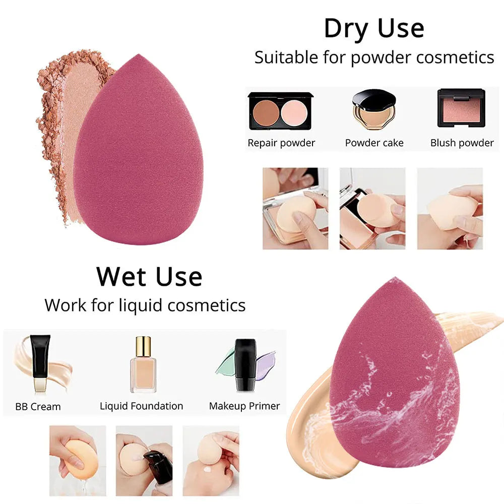 4pcs Makeup Sponge Blender